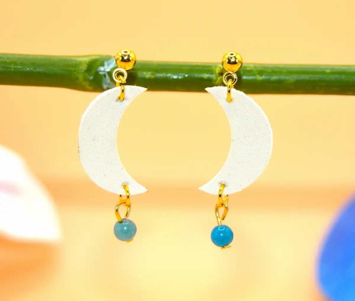 Lunes Pierres (Boucles d'oreilles)